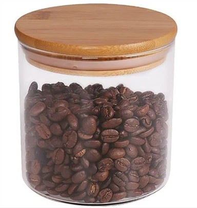 ภาชนะแก้วและไม้ไผ่