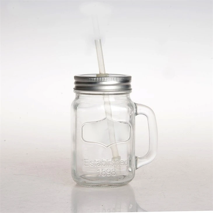 Transparent Glass Mason Jar