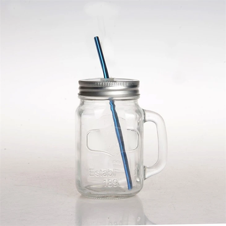 Transparent Glass Mason Jar