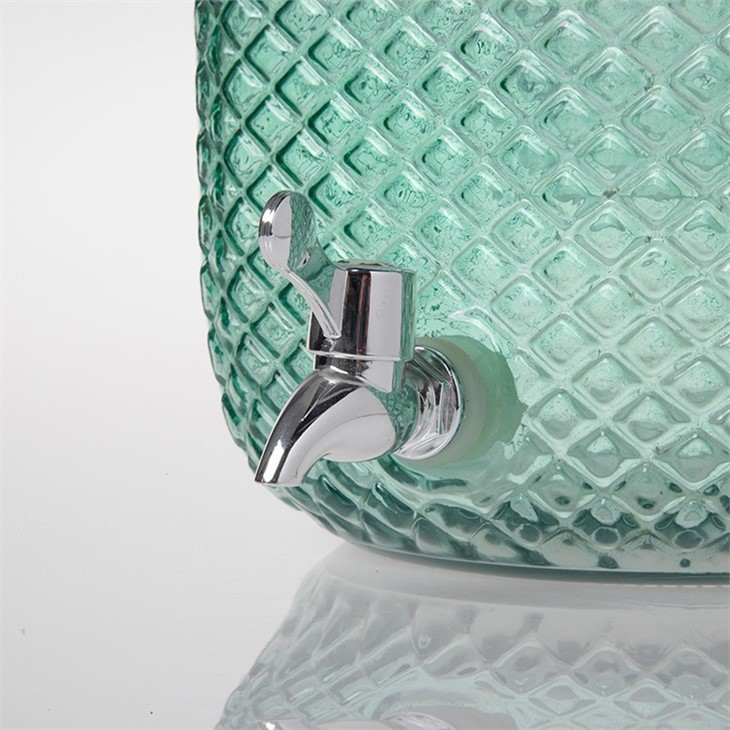 3l Glass Beverage Dispenser With Stand