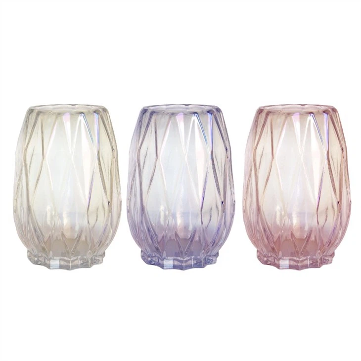 Colored Simple Glass Vases